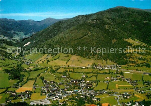 Bad Kleinkirchheim Kaernten Fliegeraufnahme