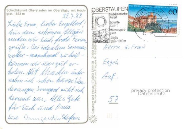 Oberstaufen Schrothkurort mit Hochgrat Allgäuer Alp – Bild 2