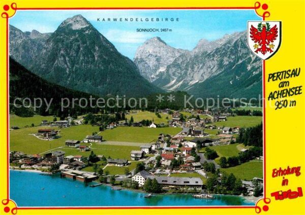 Pertisau Achensee Sommer und Wintererholungsort Karwendel
