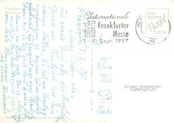 Frankfurt Main Mainpromenade Bootsanleger Dampfer – Bild 2