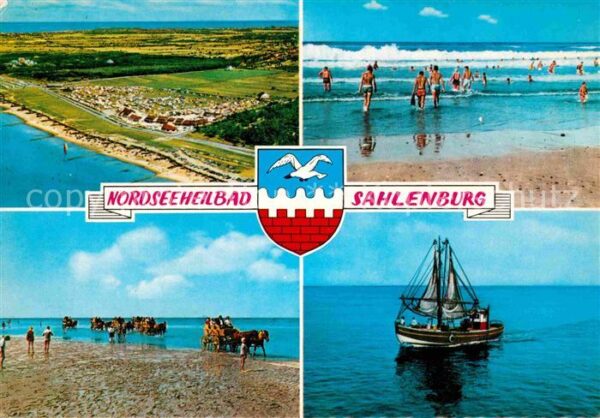 Sahlenburg Strand Wattwagen Fischkutter Fliegerauf