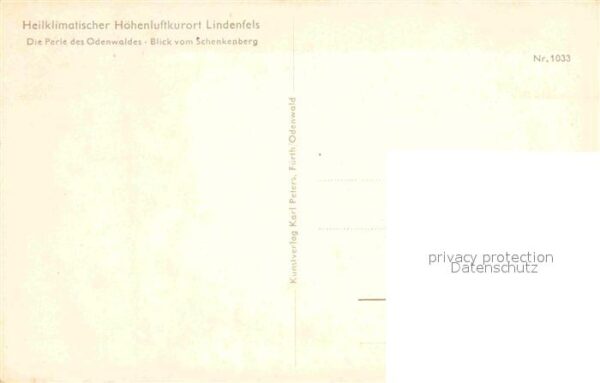 Lindenfels Odenwald Panorama Blick vom Schneckenberg Höhenl – Bild 2
