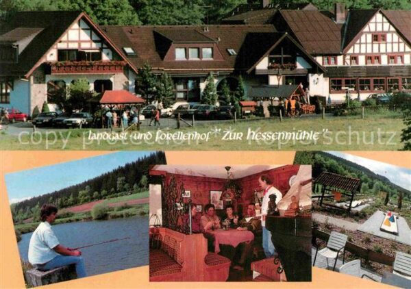 Kleinlueder Landgasthof Forellenhof Zur Hessenmühle