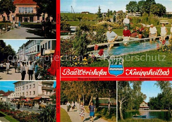 Bad Woerishofen Wassertretplatz Kurhaus Kurpromenade St