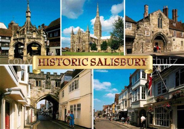 Salisbury Wiltshire Poultry Cross Cathedral St Anns Gate Hi