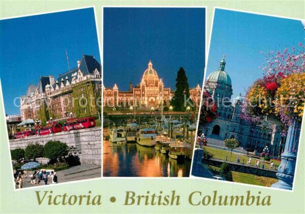 Victoria British Columbia Downtown Empress Hotel Inner Harbour fl