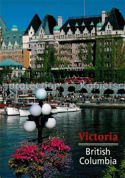 Victoria British Columbia Empress Hotel Inner Harbour