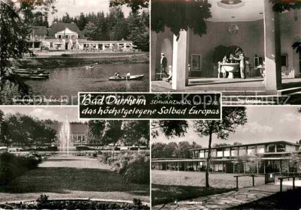 Bad Duerrheim Salinensee Strandcafe Trinkanlage Kurmi