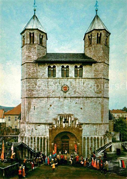 Bad Gandersheim Gandersheimer Domfestspiele vor dem Wes