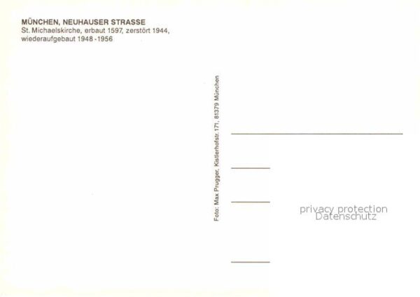 Muenchen Neuhauser Strasse St Michaelskirche 16. – Bild 2