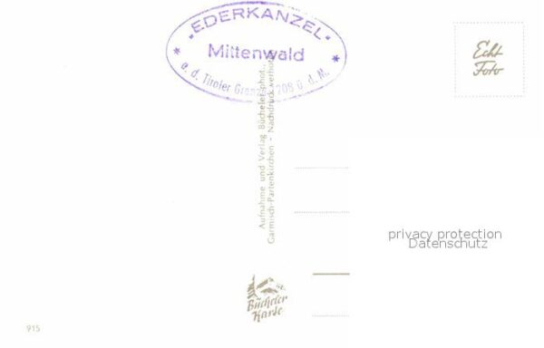 Mittenwald Bayern Ederkanzel mit Wetterstein Winterpanora – Bild 2