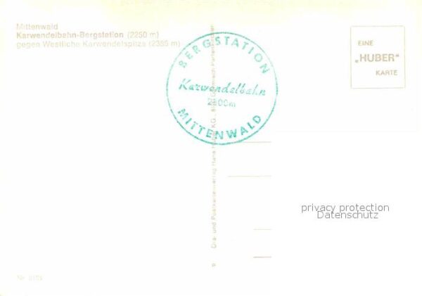 Mittenwald Bayern Karwendelbahn Bergstation gegen Westlic – Bild 2
