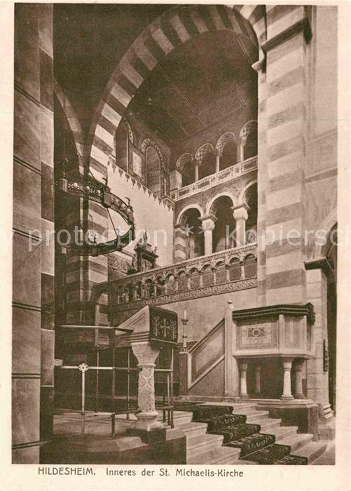 Hildesheim St Michaelis Kirche Innenansicht
