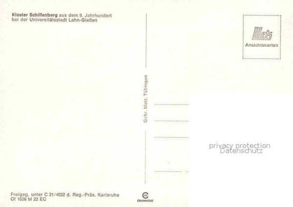 Giessen Lahn Kloster Schiffenberg 9. Jhdt. Fliegerau – Bild 2