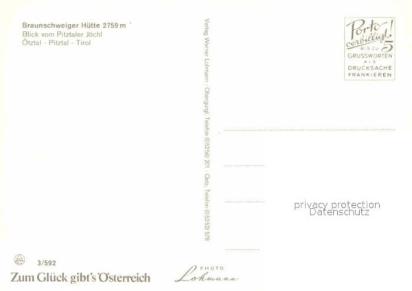 Braunschweigerhuette Gebirgspanorama Blick vom Pitztaler Jöc – Bild 2