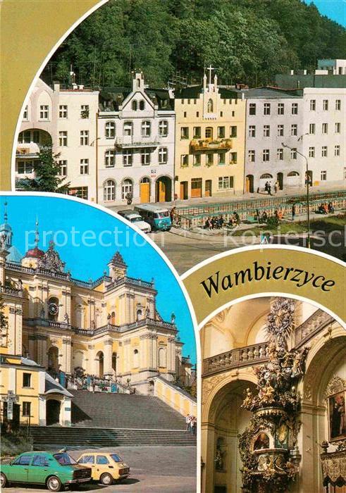 Wambierzyce Häuserpartie Basilika Kanzel