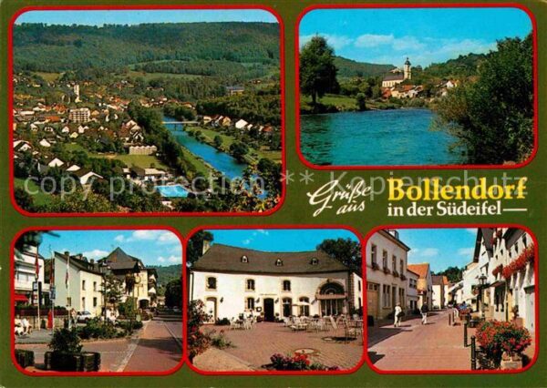 Bollendorf Suedeifel Panorama Luftkurort Deutsch Luxemburgis