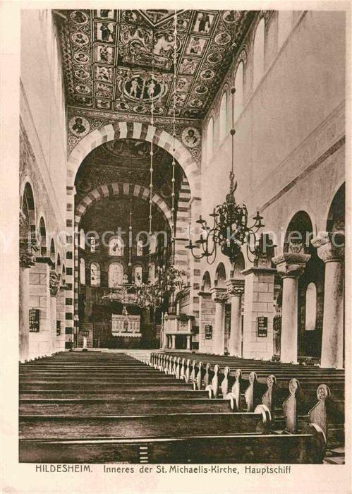Hildesheim St Michaelis Kirche Hauptschiff