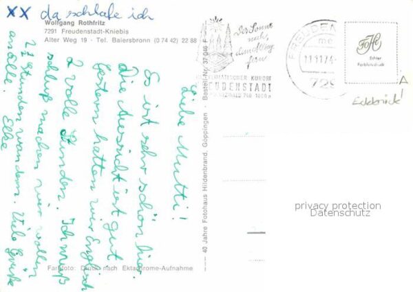 Kniebis Freudenstadt Schullandheim der Stadt Giessen im Schw – Bild 2