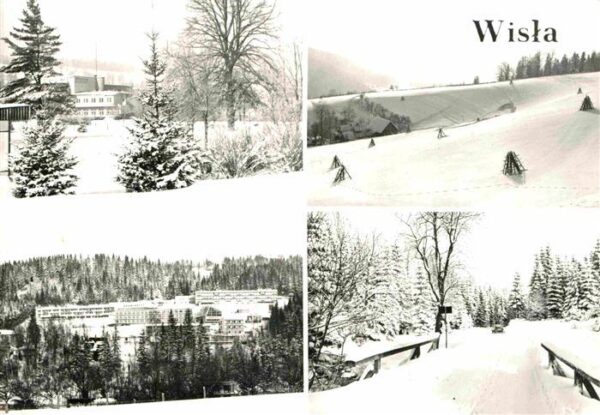 Wisla Teilansichten Winterpanorama