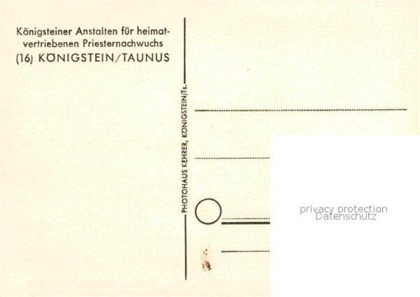 Koenigstein Taunus Königsteiner Anstalten für heimatvertri – Bild 2