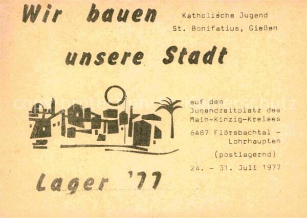 Giessen Lahn Katholische Jugend St Bonifatius Wir ba