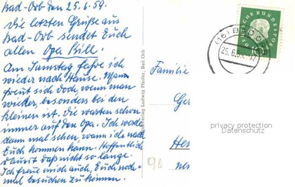 Bad Orb Kurparkweiher Fontäne Schwäne Enten – Bild 2