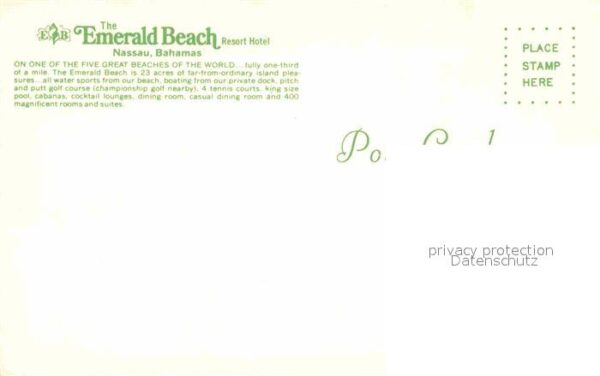Nassau Bahamas The Emerald Beach Resort Hotel aeriel v – Bild 2