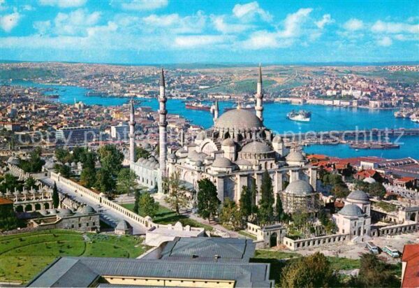 Istanbul Constantinopel Süleymaniye Camii ve Halic Goldenes Hor