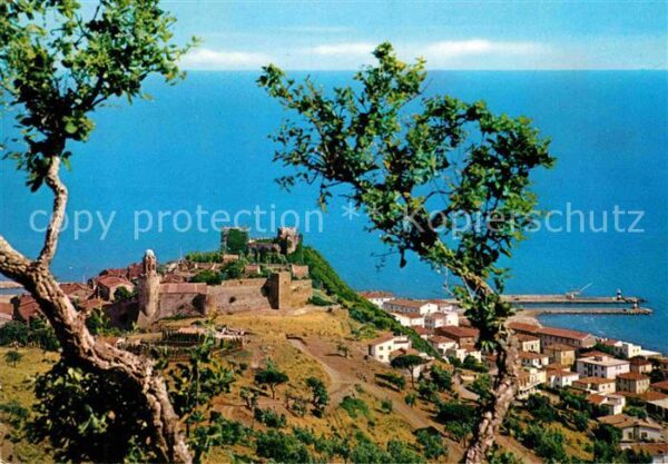 Castiglione della Pescaia Panorama Blick übers Meer