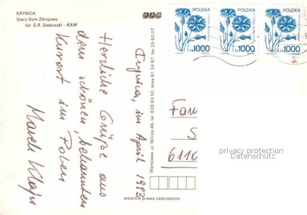 Krynica Gorska Stary Dom Zdrojowy Altes Badehaus – Bild 2
