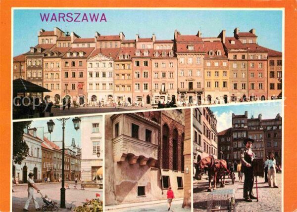 Warszawa Altstädter Ring Altstadt Leierkastenspi