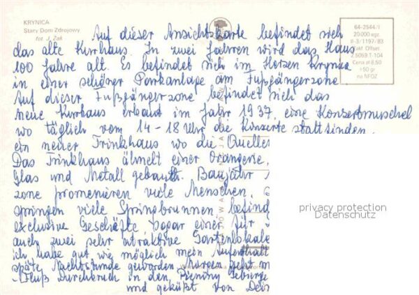 Krynica Gorska Stary Dom Zdrojowy Altes Kurhaus – Bild 2
