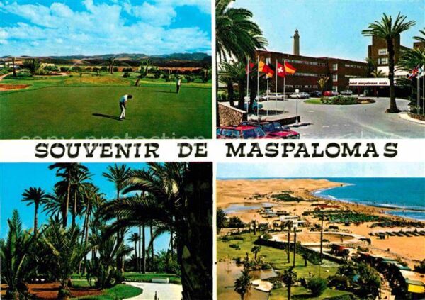 Maspalomas Golfplatz Park Palmen Strand Hotel Masp