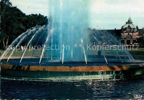 Bad Oeynhausen Kurhaus mit Leuchtfontäne