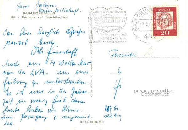 Bad Oeynhausen Kurhaus mit Leuchtfontäne – Bild 2