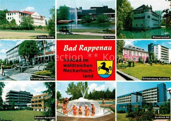 Bad Rappenau Kurkliniken Kurhaus Wasserschloss Sprud