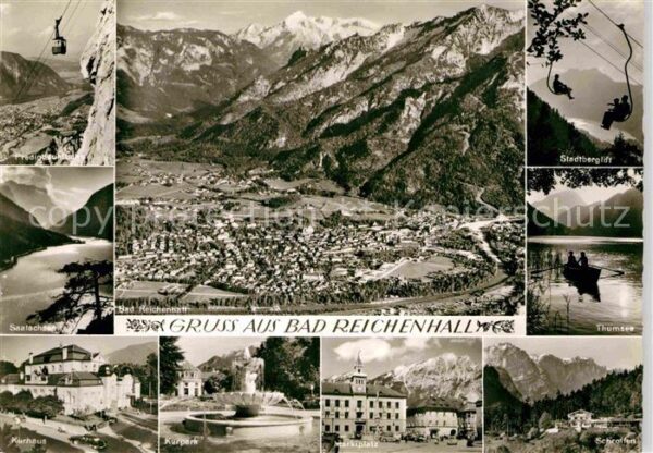 Bad Reichenhall Predigtstuhlbahn Saalachsee Kurhaus Kur