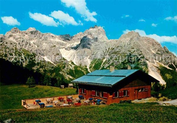Rotwandwiesenhuette Rifugio Rudi Hütte Sextener Dolomiten