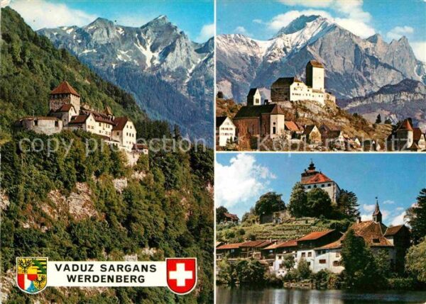 Vaduz Sargans Werdenberg Schloss Alpen