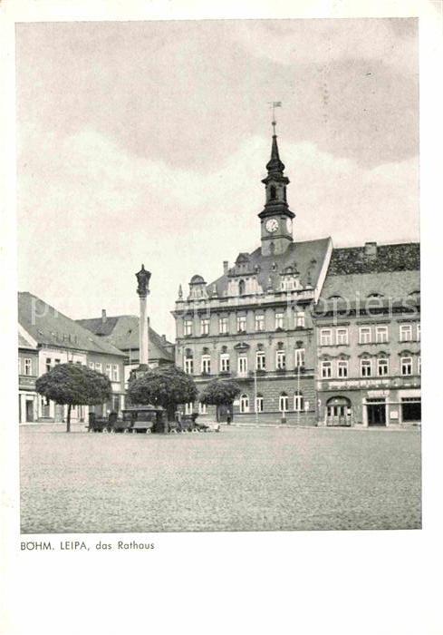 Leipa Boehmen Ceska Lipa Rathaus aus Jahrweiser Schönes Sudetenl