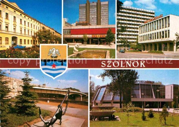 Szolnok Teilansichten Gebäude