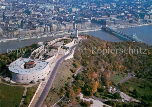Budapest Zitadelle Fliegeraufnahme