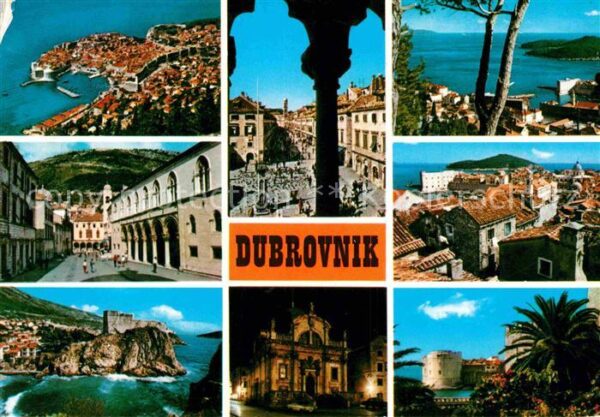 Dubrovnik Ragusa Altstadt Platz Küste