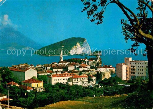 Budva Panorama Meerblick Insel