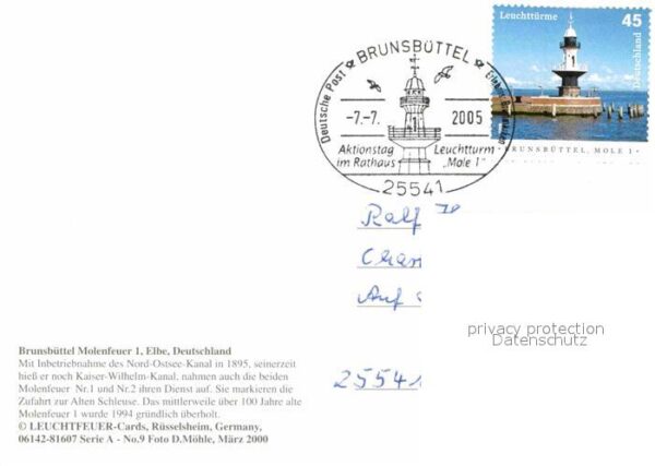 Brunsbuettel Molenfeuer 1 Elbe Alte Schleuse – Bild 2