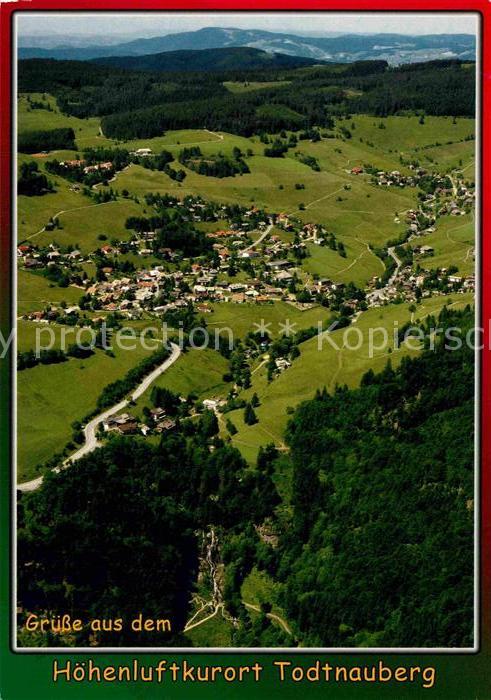 Todtnauberg Höhenluftkurort Schwarzwald Fliegeraufn