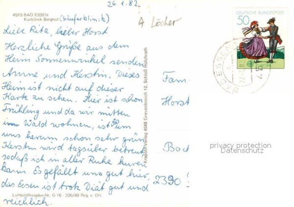 Bad Essen Kurklinik Berghof Fliegeraufnahme – Bild 2