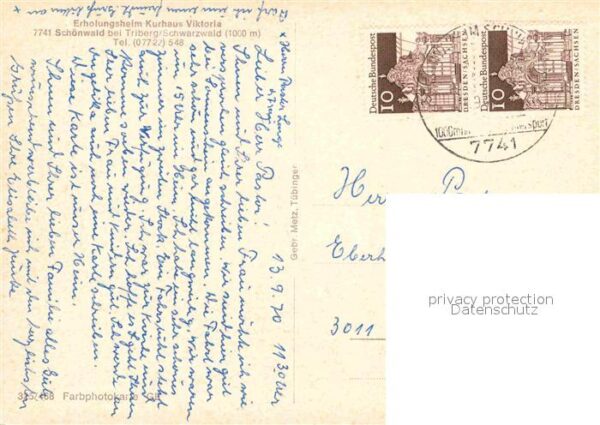 Schoenwald Triberg Erholungsheim Kurhaus Viktoria – Bild 2