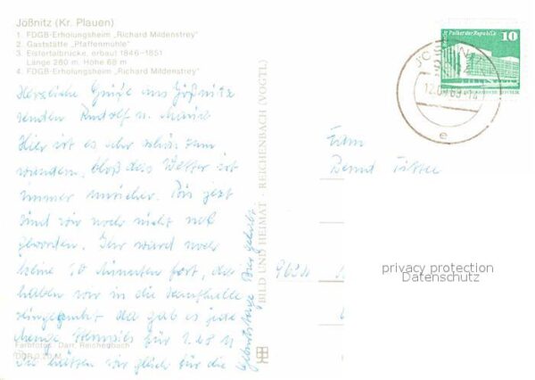 Joessnitz FDGB Erholungsheim Mildenstrey Gaststät – Bild 2